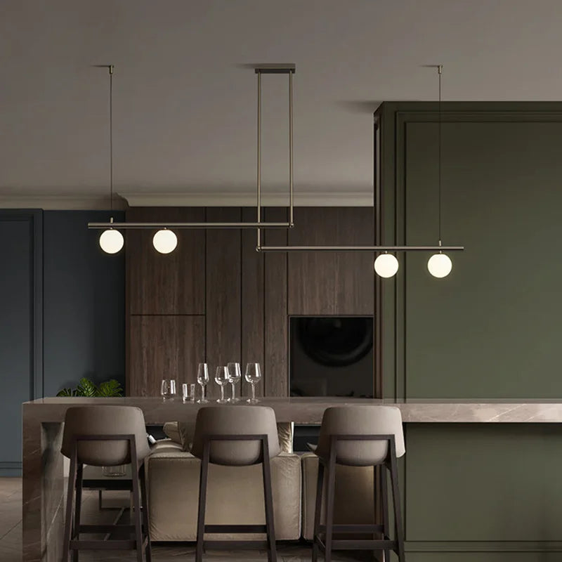 Decorbites™ LED-Lineare Hängelampe für Zuhause – Moderne Minimalistische Wohnzimmer-Lüster