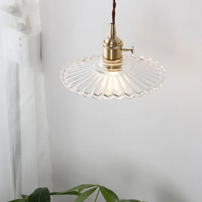 Decorbites™ Glas-Kupfer-LED-Hängeleuchte mit Drahtverstellung und Drehschalter