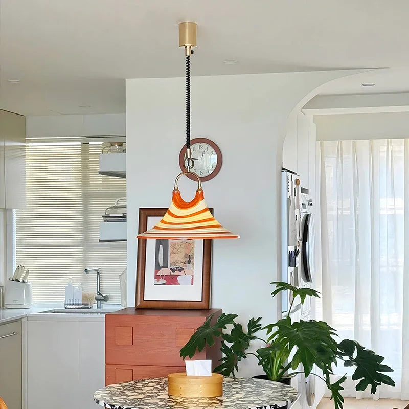 Decorbites™ Hebbarer Trompeten-Kronleuchter: Minimalistisches LED-Pendant-Licht für Esszimmer & Schlafzimmer