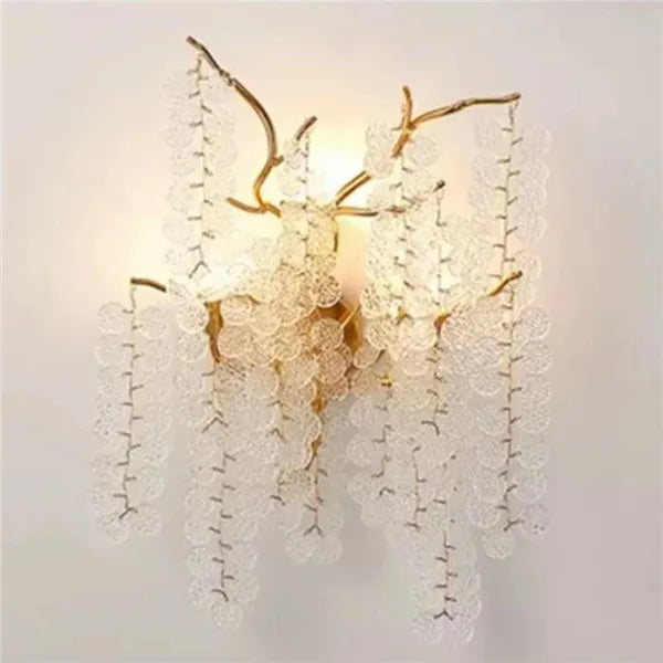 Decorbites™ Kristall-LED-Wandleuchte für Wohnzimmer und Schlafzimmer, moderne Innenraum-Wandlampe