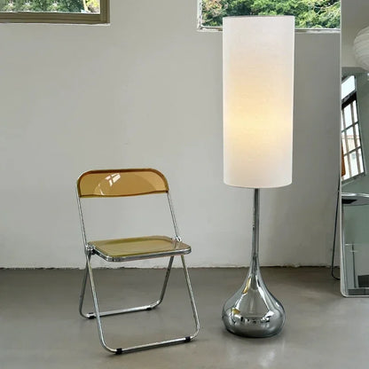 Decorbites™ Creme-Stoffschirm LED-Stehlampe | Nordischer Minimalistischer Stil für Schlafzimmer & Wohnzimmer