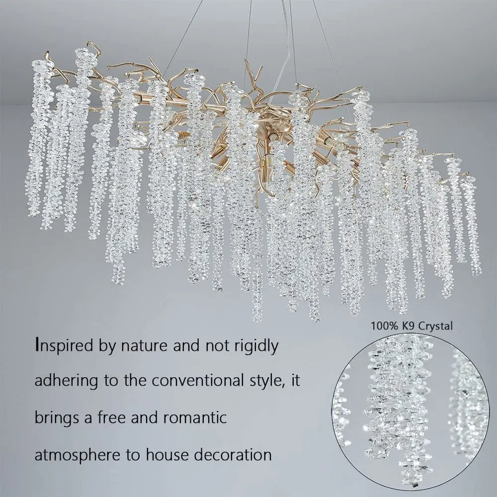 Decorbites™ Kristall-Quasten-Kronleuchter: Elegante Pendelleuchten für das Esszimmer