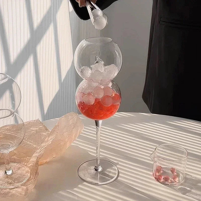Decorbites™ Herz-Liebe-Glasbecher-Set - Paar-Becher, Vogel & Cocktail-Glas-Tee-Kaffee-Tasse