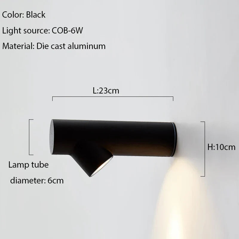 Decorbites™ LED Wandlampe: Aluminium Kreative Innen- und Außenleuchte für Wohnzimmer Badezimmer