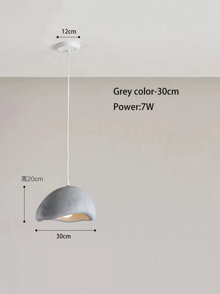 DecorBites™ Cream Style Cloud Chandelier Cement LED Pendant Lamp - Modern Hanging Light