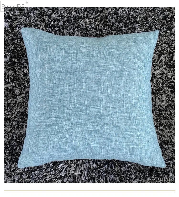 Decorbites™ Elfenbein-Sofakissenbezug 30x50cm 40x40cm 45x45cm 50x50cm 60x60cm Uni-Farbe