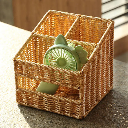 Decorbites™ Desktop-Tischbox-Stifthalter für Kleinteile Organisator Kunststoff-Aufbewahrungsbehälter