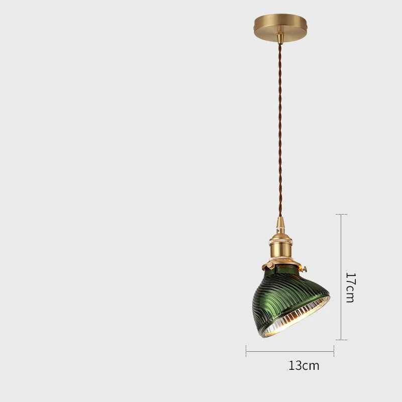 Decorbites™ Grüne Glas-LED-Hängeleuchten für Innenbeleuchtung im Zuhause, Wohnzimmer, Bar & Café