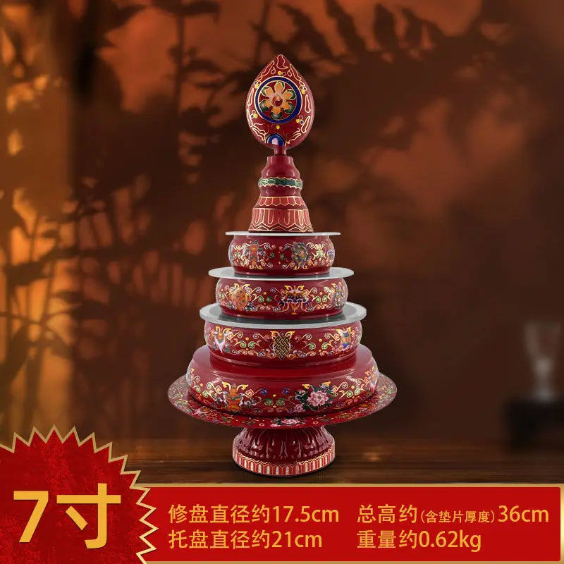 Decorbites™ Klosenné Manda-Pan Acht Glücksverheißende Teepan