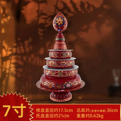 Decorbites™ Klosenné Manda-Pan Acht Glücksverheißende Teepan
