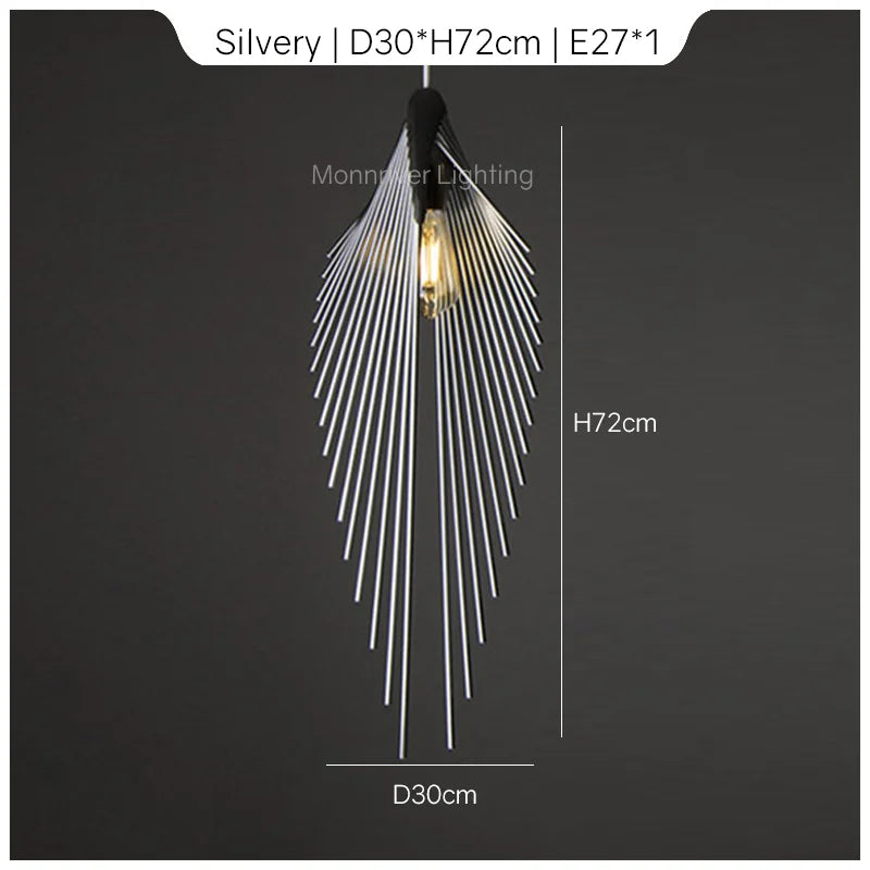 Minimalist Leaf Pendant Light