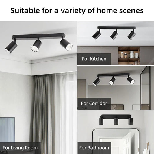 Decorbites™ LED verstellbare Strahler für Schlafzimmer, Flur, Laden - GU10 Glühbirnen-Ersatzbeleuchtung