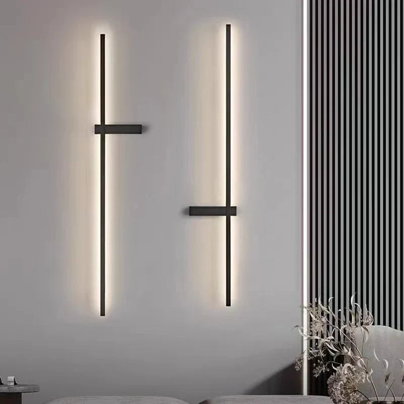 Decorbites™ LED Wandlampen: Moderne Schwarz-Weiß Aluminium Wandlampe für Wohnzimmer Schlafzimmer