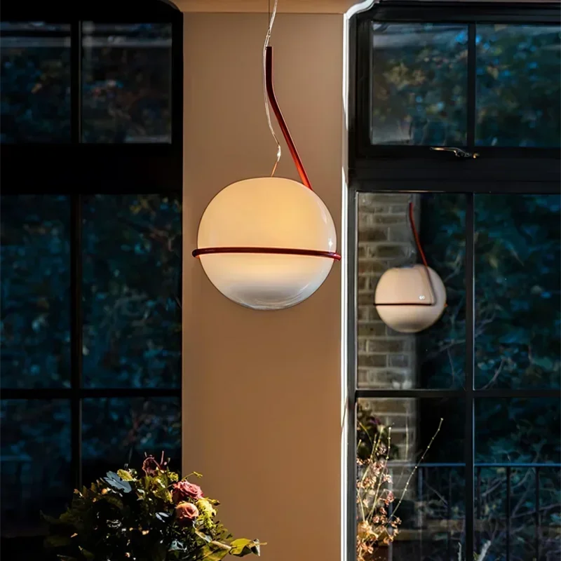 DecorBites™ Glass Globe Pendant Lamp for Bedroom Living Room Kitchen Island