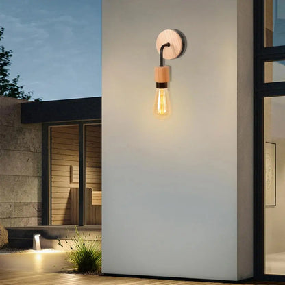 Decorbites™ Industrielle LED Wandlampe Retro-Loft-Lampe E27 Eisenlampenschirm Wandleuchte