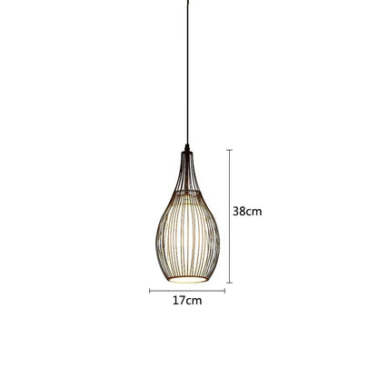 Decorbites™ Eisenkäfig-Hängeleuchten für Esszimmer Wohnzimmer Bar Café Restaurant Industrie-Stil