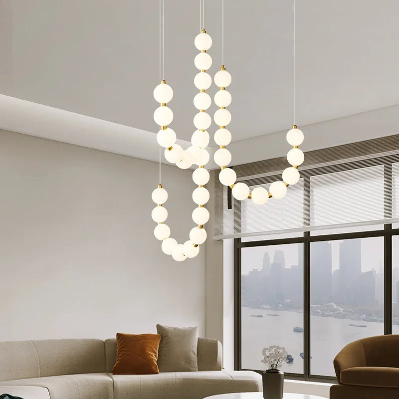 Decorbites™ Acryl-LED-Kronleuchter: Moderne Pendelleuchte für das Wohnzimmer