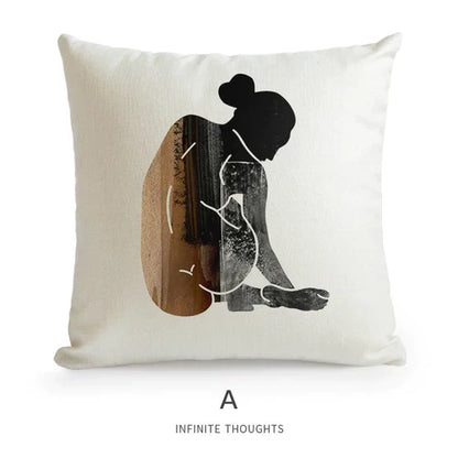 DecorBites™ Geometric Artist Sofa Cushion Cover - Luxe Home Decor