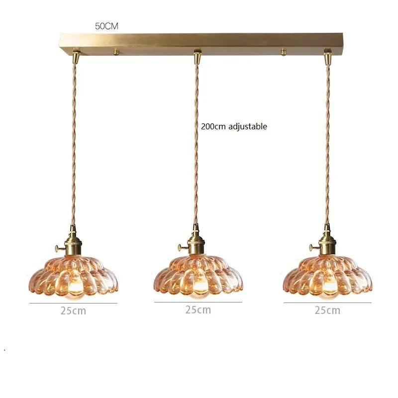 Glass Vintage Pendant Lamp