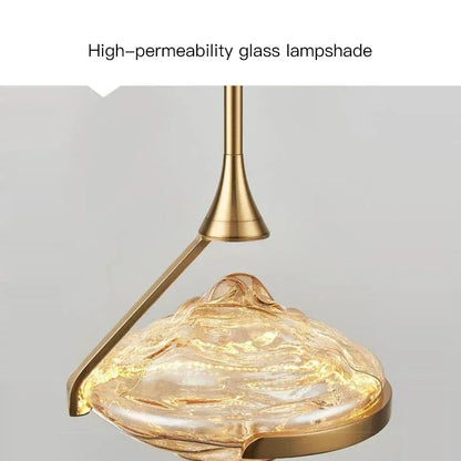Decorbites™ Gold LED Anhängerlampe: Moderner Luxusstil für Schlafzimmer, Wohnzimmer, Esszimmer