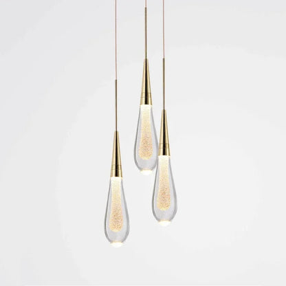 DecorBites™ Crystal Drop Chandelier: Elegant Lighting for Home Decor, Living Room, Dining Room, Lobby