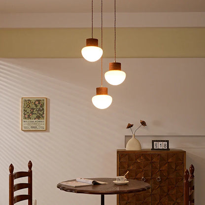 Decorbites™ Hanfseil LED-Hängeleuchte - Nordische Glasleuchte für die Raumdekoration im Haus