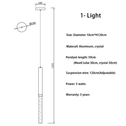 DecorBites™ Crystal LED Chandelier: Stylish Lighting for Staircase & Living Room