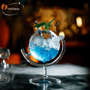 Glass Globe Wine Glasses Set