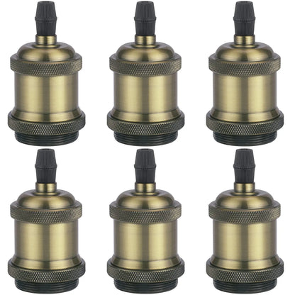 Decorbites™ Industrielle Retro-Lampenfassung Basis E26 E27 Vintage-Aufnahme für Anhänger-Deckenleuchte