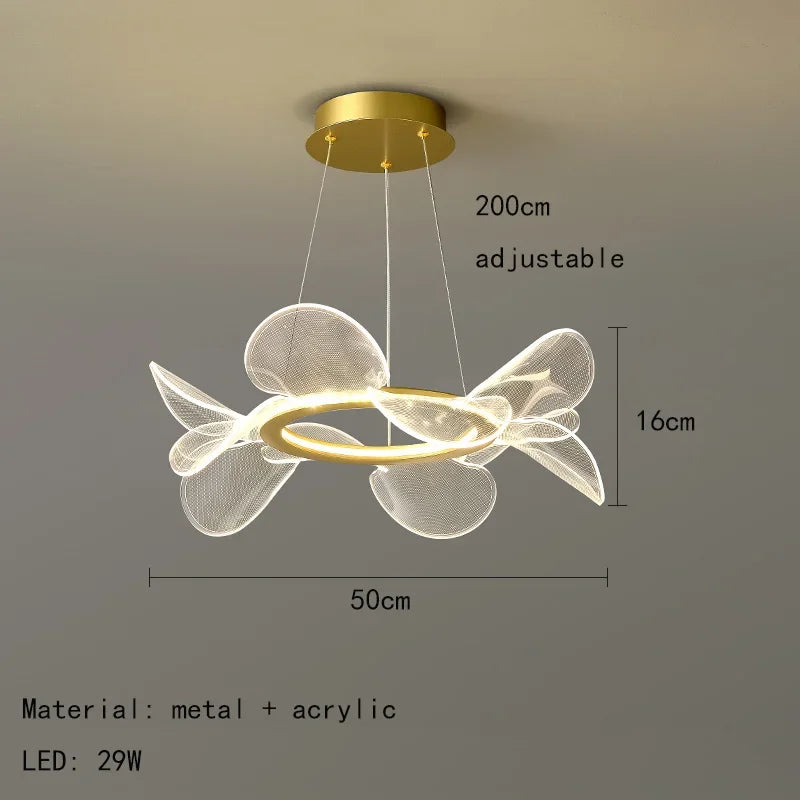Acrylic Flower Pendant Lamp