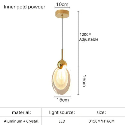 DecorBites™ Crystal LED Chandelier for Dining Room Decor & Kitchen Island Lighting