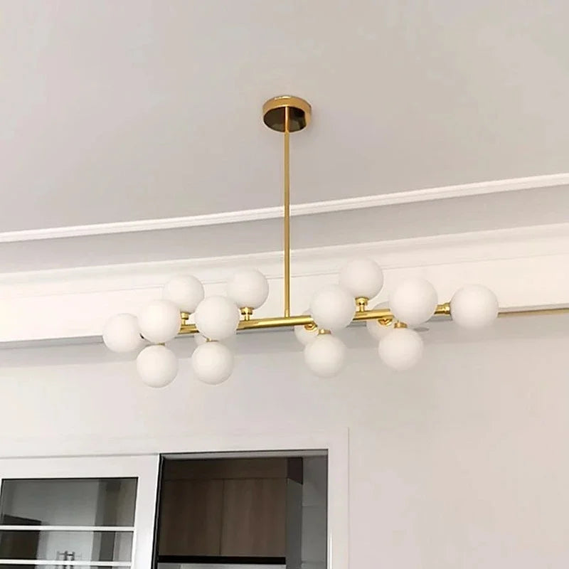 Decorbites™ Glas-Kugeln-LED-Hängelampe, moderne runde Design für Heimdekoration-Beleuchtung