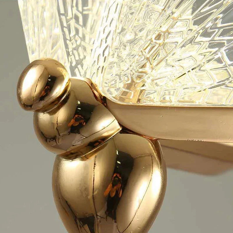 Nordic Butterfly Pendant Light With Iron And Acrylic