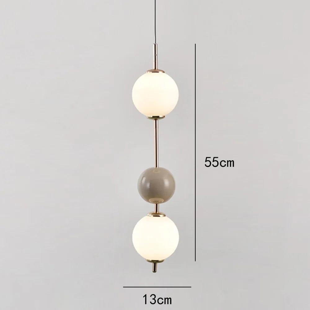 DecorBites™ Glass Ball LED Pendant Light for Living Dining Bedroom