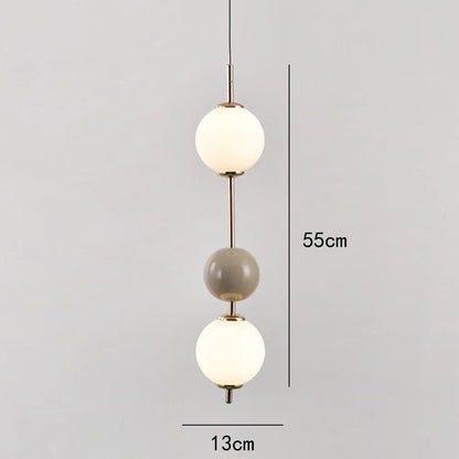 DecorBites™ Glass Ball LED Pendant Light for Living Dining Bedroom