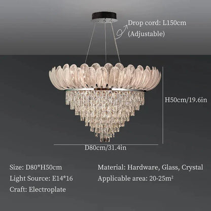 Decorbites™ Kristallkrone-Lüster: Luxuriöse Deckenbeleuchtung für Zuhause, Geschäft und Lobby