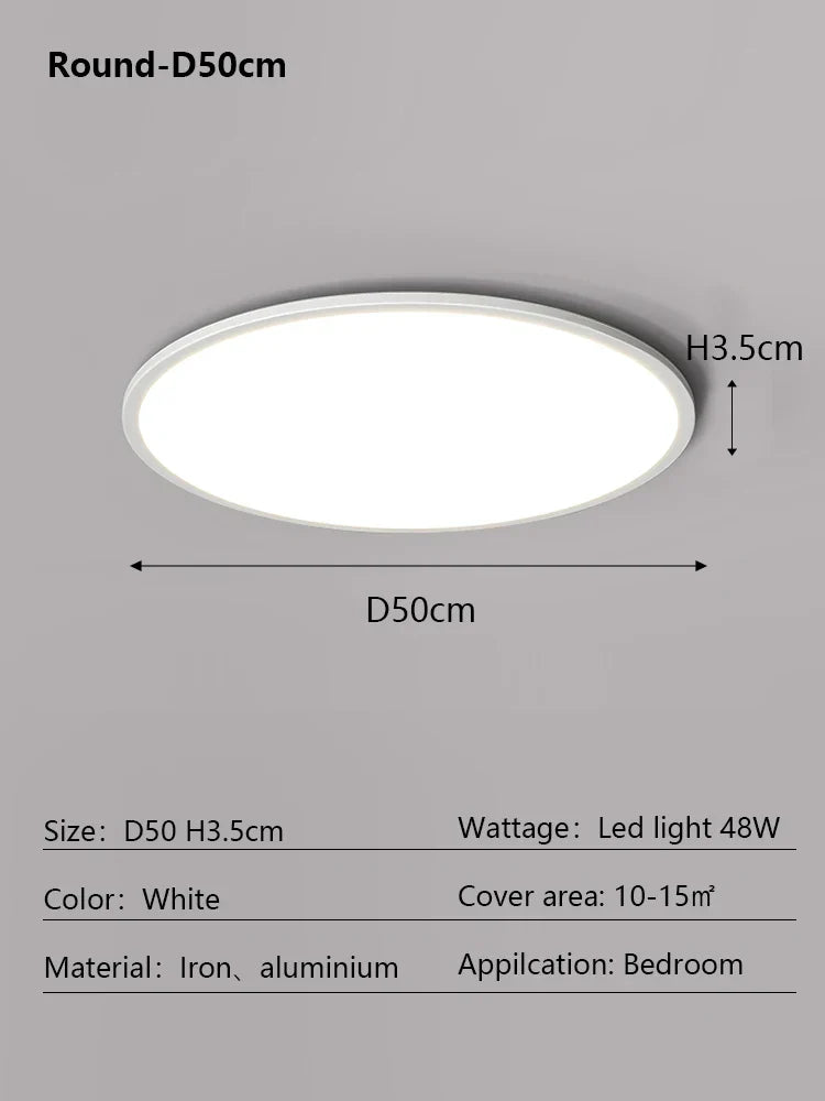 Decorbites™ LED-Deckenleuchte: Modernes minimalistisches rechteckiges Design für Wohnzimmer, Schlafzimmer, Innenbeleuchtung