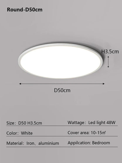 Decorbites™ LED-Deckenleuchte: Modernes minimalistisches rechteckiges Design für Wohnzimmer, Schlafzimmer, Innenbeleuchtung