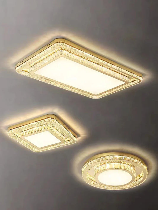 Decorbites™ Kristall-LED-Deckenleuchter – Luxuriöses rechteckiges Design für stilvolle Raumgestaltung