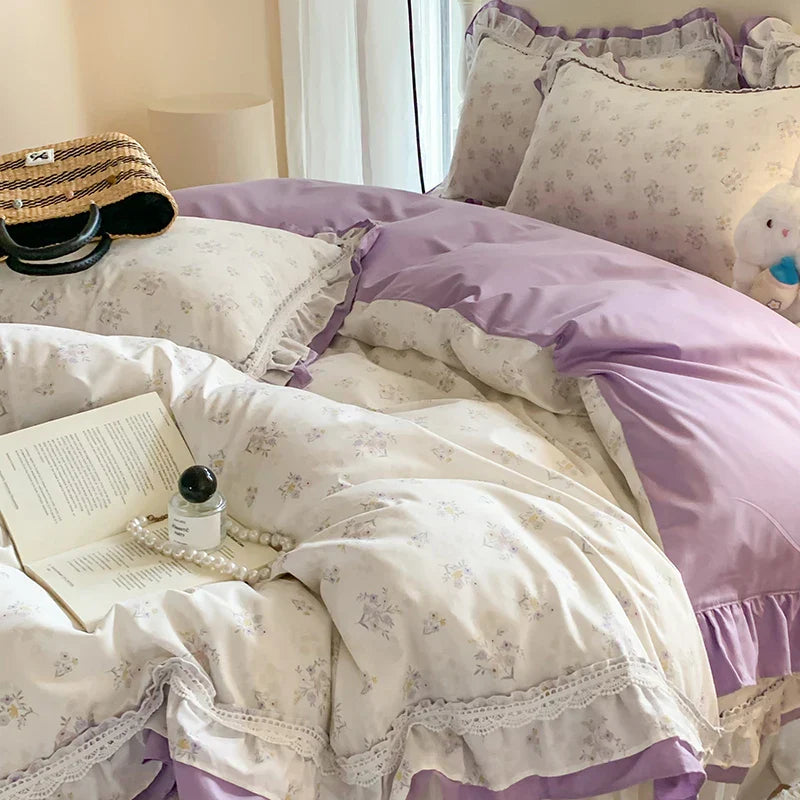 Cotton Floral Duvet Set
