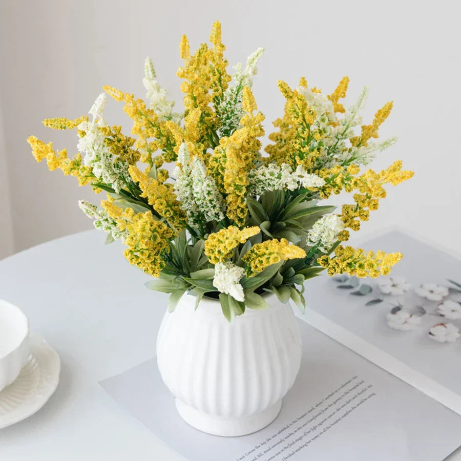 Decorbites™ Lavendel-Schaumblume Familienzimmer-Vase Hochzeitsstrauß Gartenrosen-Bogen-Dekoration