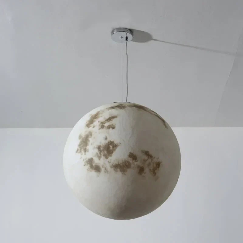 Decorbites™ Vollmond-Lüster: Nordisches Retro-Kugelleuchte LED-Hängeleuchte für kreative Heimdekoration