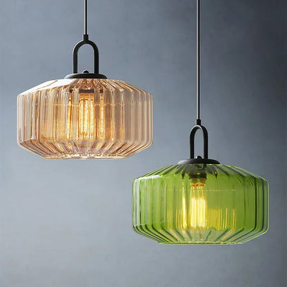 Decorbites™ Farbglas-Esszimmer-Leuchter: Retro LED-Loft-Pendant-Lampe für Schlafzimmer & Restaurant