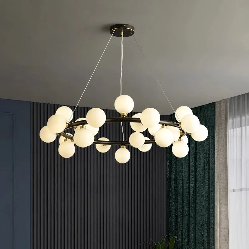 Copper Vintage LED Chandelier