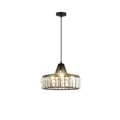 Decorbites™ Kristall-LED-Hängeleuchte: Retro-Gold-Lampenschirm für Wohnzimmer, Schlafzimmer, Esszimmer