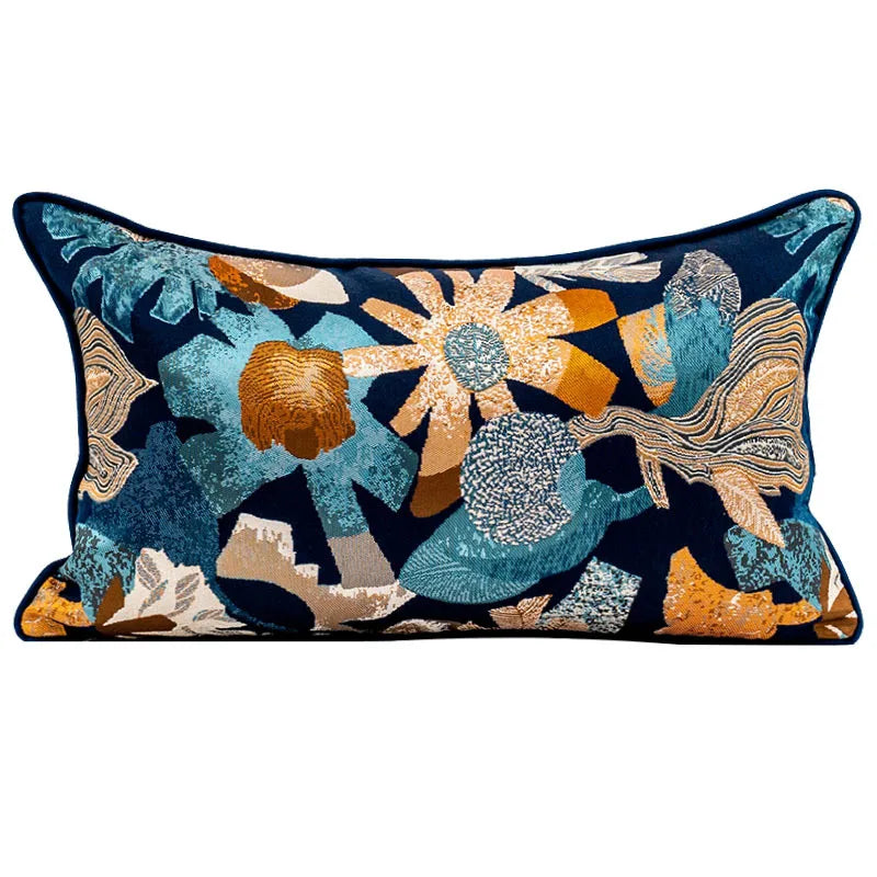 Decorbites™ Jacquard-Sofakissenbezug-Set, gemischtes Farben gewebter Stoff-Kissenbezug, dekorative Kissenbezüge