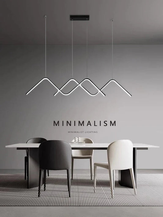 DecorBites™ Geometric LED Pendant Lights Modern Minimalist Chandelier Lighting