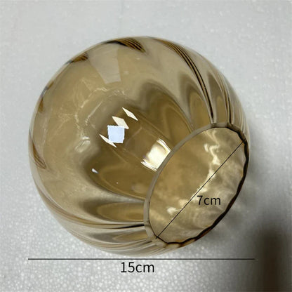 DecorBites™ Glass Ball Pendant Lamp Stained Wall Fixture Decor Accessories