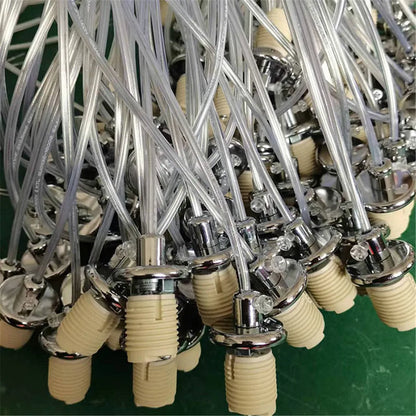 Decorbites™ G9-Keramiklampengewindehalter mit Kabelanschluss - 2 STK