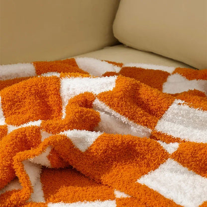Decorbites™ Strick-Karo-Decke